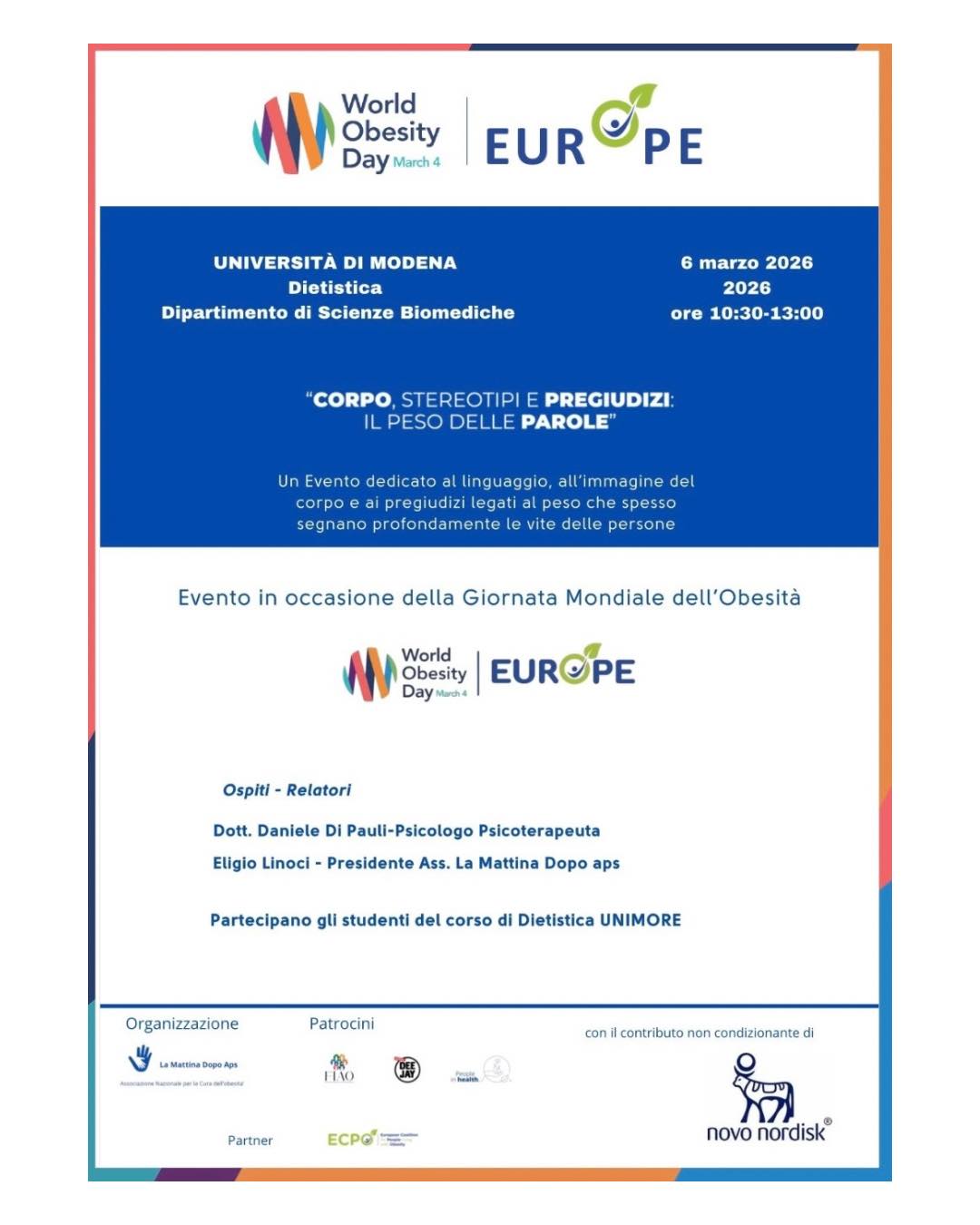 Obesity day evento UNIMORE